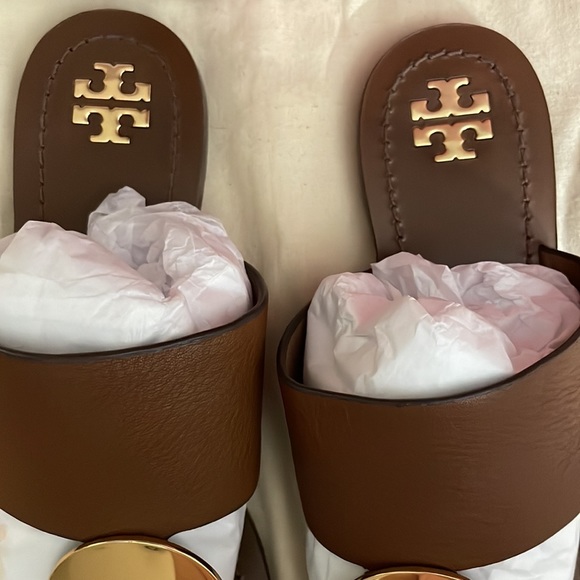 Tory Burch disc sandal Leather color w dustbag and box - Picture 5 of 8